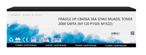 Fragile Hp Cb436A 36A Siyah Muadil Toner 2000 Sayfa (M1120 P1505 M1522) - 1