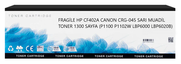 Fragile Hp Cf402A Canon Crg-045 Sarı Muadil Toner 1300 Sayfa (P1100 P1102W Lbp6000 Lbp6020B) - 1