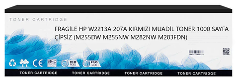 Fragile Hp W2213A 207A Kırmızı Muadil Toner 1000 Sayfa Çipsiz (M255Dw M255Nw M282Nw M283Fdn) - 1