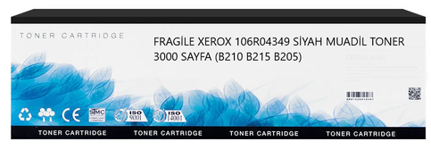 Fragile Xerox 106R04349 Siyah Muadil Toner 3000 Sayfa (B210 B215 B205) - 1