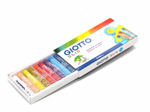 Giotto 293000 Olio Yağlı Pastel Boya 12 Renk - 1