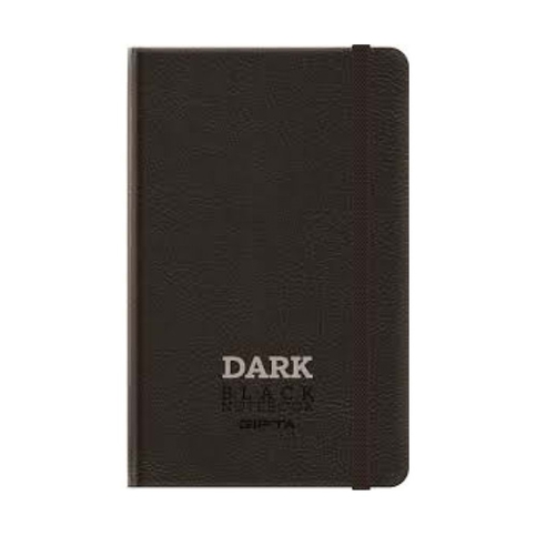 Gıpta Dark Deri Kapak Siyah Defter 13X21 Düz 64 Yaprak (2788) - 1