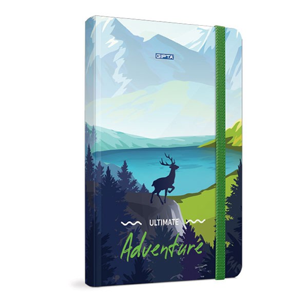 GIPTA ADVENTURE SERT KAPAK DEFTER 13x21 DÜZ 120 YAPRAK (3863)