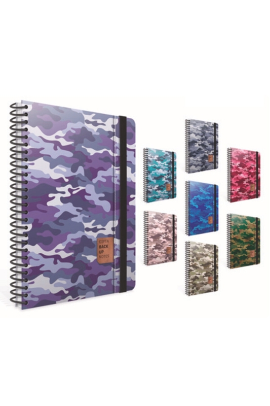 GIPTA BACKUP NOTES SERT KAPAK DEFTER 17x24 KARELİ 120 YAPRAK (5094)