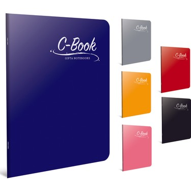 Gıpta C Book Plastik Kapak Defter A5 Kareli 60 Yaprak (6912) - 1