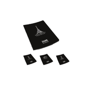 Gıpta Dark Karton Kapak Siyah Defter 9X17 Düz 36 Yaprak (2676) - 