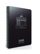 Gıpta Dark Spiralli Siyah Defter 12X17 Düz 50 Yaprak (2674) - 1