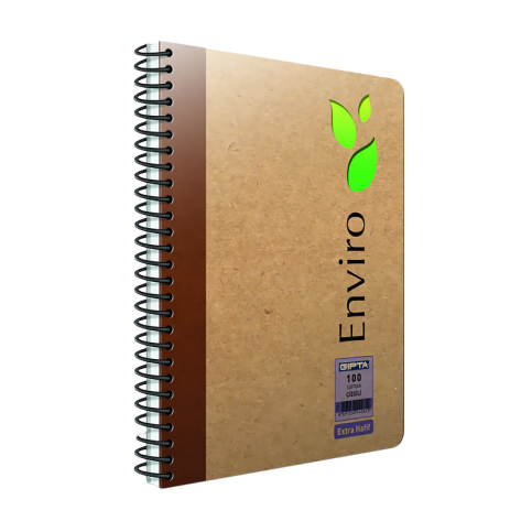 Gıpta Enviro Spiralli Defter A4 Çizgili 100 Yaprak (1791) - 1