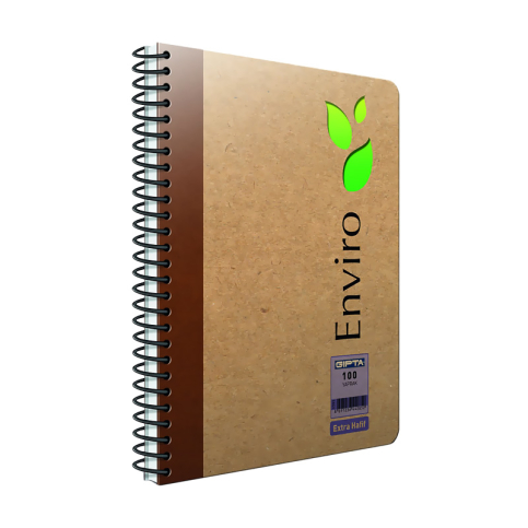 Gıpta Enviro Spiralli Defter 17X24 Kareli 100 Yaprak (1794) - 1