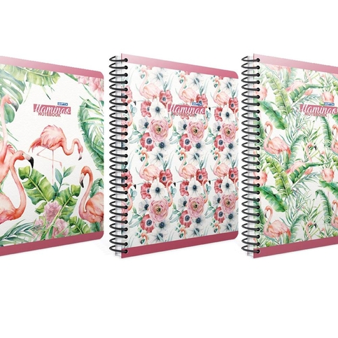 Gıpta Flamingo Ofset Spiralli Plastik Kapak Defter A4 Kareli 80 Yaprak (4164) - 1