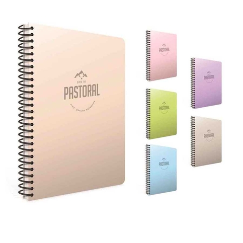 Gıpta Pastoral Spiralli Defter A4 Düz 96 Yaprak (3246) - 1