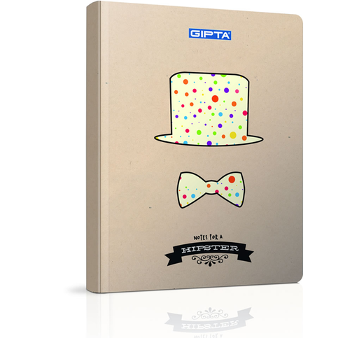 Gıpta Sert Kapak Defter 13X21 Çizgili-Kareli 120 Yaprak (2803) - 1