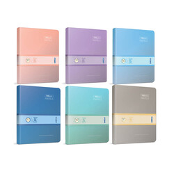 Gıpta The Book Pastels Sert Kapak Defter 20X28 Kareli 296 Yaprak (3484) - 1