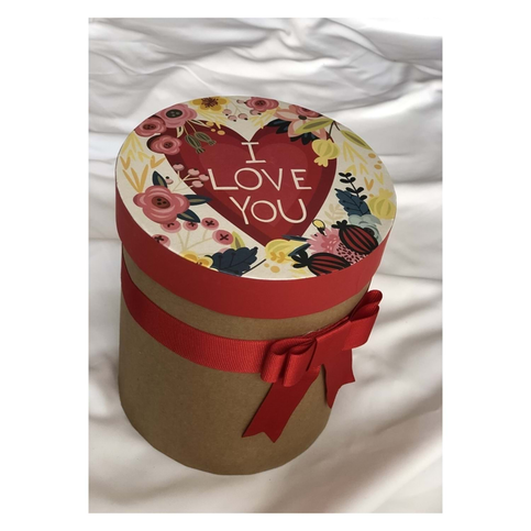 Gıpta Valentines Hediyelik Kutu Silindir 200X210 (Bx0022) - 1