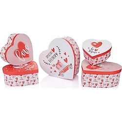 Gıpta Valentines Grata Kalp Hediyelik Kutu 260X265X115 (0694-07) - 1