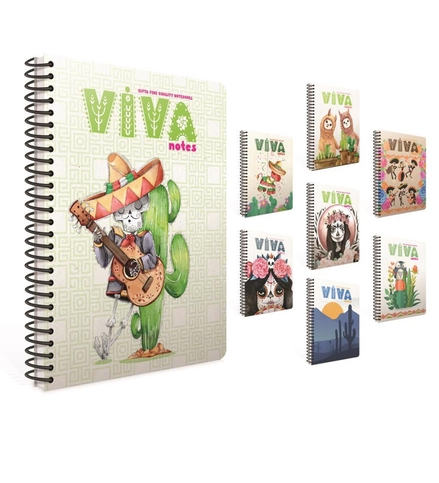 Gıpta Viva Notes Spiralli Defter A4 Çizgili 80 Yaprak (4582) - 1