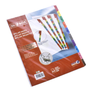 Globox 6542 Mylar Karton Ayraç A4 1-10 Rakam - GLOBOX