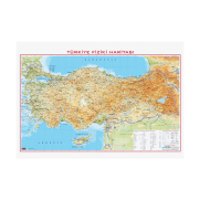 Gürbüz 21013 Türkiye Fiziki Haritası 70X100Cm - GÜRBÜZ