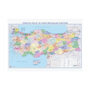 Gürbüz 21024 Türkiye Siyasi Haritası 100X140Cm - GÜRBÜZ