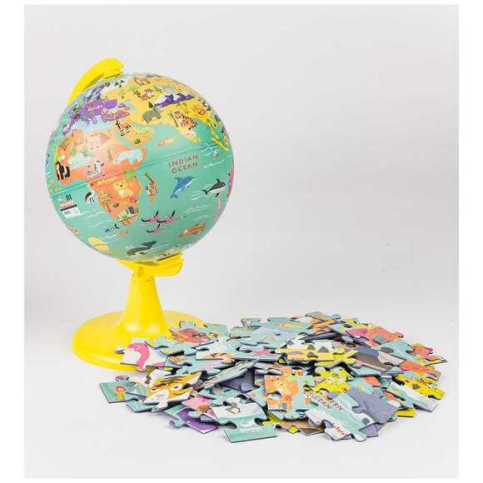 Gürbüz 48151 Fiziki Küre My Wild World 15Cm+Puzzle 100 Parça - 1