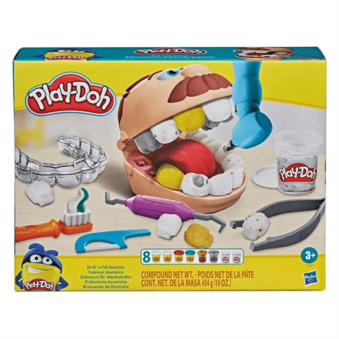 Hasbro Play-Doh Oyun Hamuru Dişçi Seti 4 (F-1259) - 1