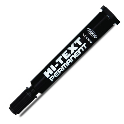 Hi-Text 840Pc Permanent Markör Koli Kalemi Kesik Uç 14Mm Mavi - 1