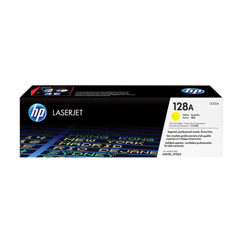 Hp Ce322A 128A Sarı Toner 1300 Sayfa (Cm1415Fn Cm1415Fnw Cp1525N Cp1525Nw) - 1