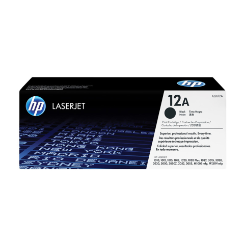 Hp Q2612A 12A Siyah Toner 2000 Sayfa (1010 1012 3015 1018 M521Dn) - 1