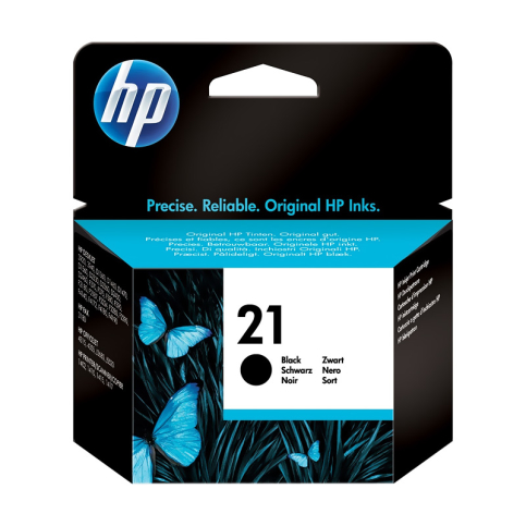 Hp C9351Ae 21 Siyah Mürekkep Kartuş 190 Sayfa (D2360 D2460 F2180 4355 1410) - 1