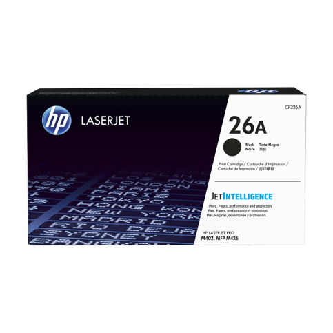 Hp Cf226A 26A Siyah Toner 3100 Sayfa (M402D M426Dw) - 1