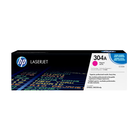 Hp Cc533A 304A Kırmızı Toner 2800 Sayfa (Cp2020 Cp2024 Cp2025 Cp2026 Cp202) - 1