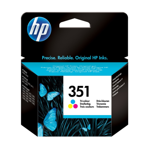 Hp Cb337Ee 351 3 Renk Mürekkep Kartuş 170 Sayfa (D4260 J5780 C4280 C4580 D5360) - 1