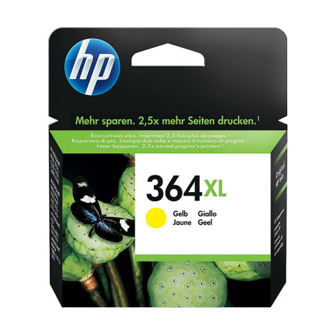 Hp Cb325Ee 364Xl Sarı Mürekkep Kartuş 750 Sayfa Yüksek Kapasite (B8550 C5380 C6380 D5460 7510) - 1