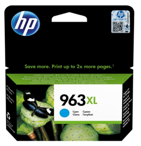 Hp 3Ja27Ae 963Xl Mavi Mürekkep Kartuş (Hp Officejet Pro 9010 9012 9013 9014) - 1