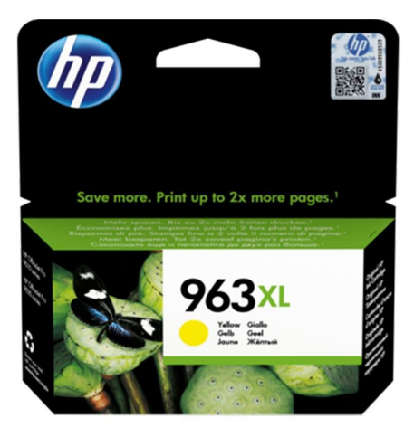 Hp 3Ja29Ae 963Xl Sarı Mürekkep Kartuş 1600 Sayfa (Hp Officejet Pro 9010 9012 9013 9014) - 1