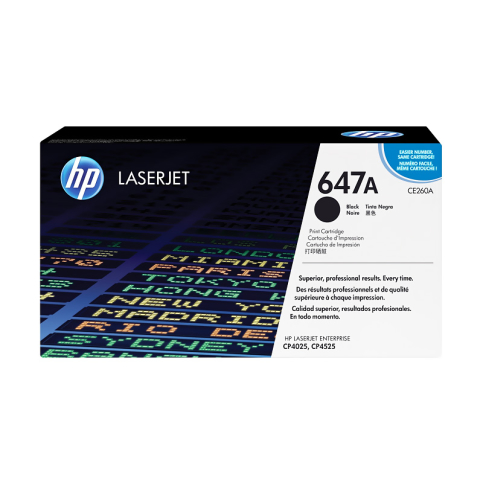 Hp Ce260A 647A Siyah Toner 8500 Sayfa (Cp4525 Cp4025 Cm4540) - 1