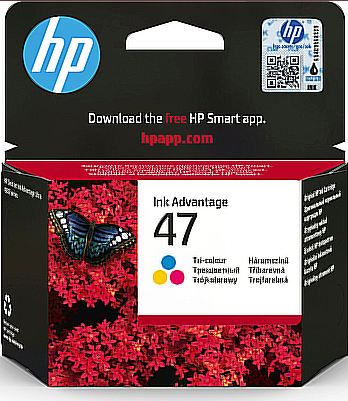 HP 6ZD61AE 47 ÜÇ RENKLİ KARTUŞ 700 SAYFA (4800)