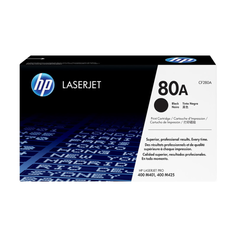 Hp Cf280A 80A Siyah Toner 2700 Sayfa (M425Dn M425Dw M401A M401Dw) - 1