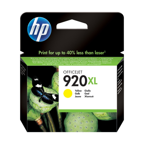 Hp Cd974Ae 920Xl Sarı Mürekkep Kartuş 700 Sayfa Yüksek Kapasite (4500 J4580 J4660) - 1