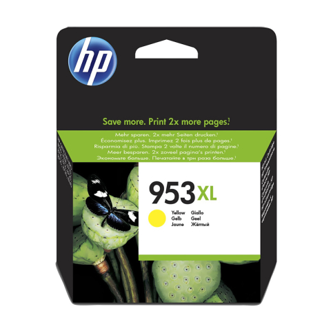 Hp F6U18Ae 953Xl Sarı Mürekkep Kartuş 1600 Sayfa Yüksek Kapasite (7740 8210 8715 8725 8730) - 1