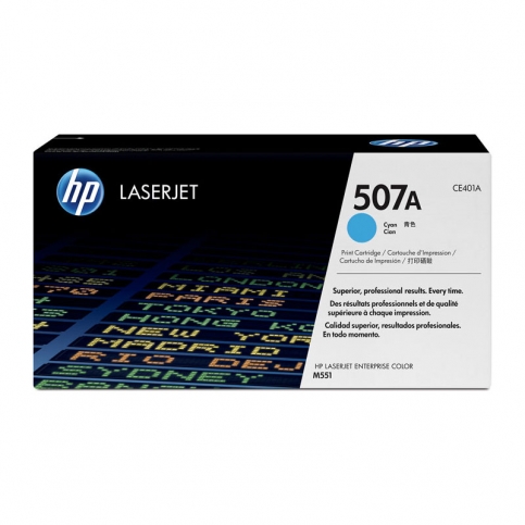 Hp Ce401A 507A Mavi Toner 6000 Sayfa (M575Dn M551N M570Dn) - 1