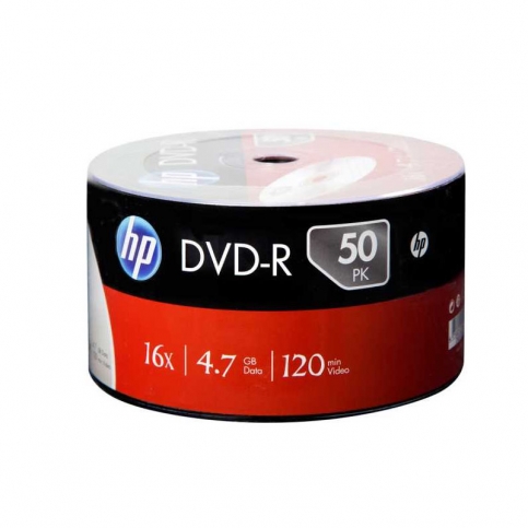 Hp Dvd-R 4.7 Gb 120 Min 16X 50Li Paket - 1