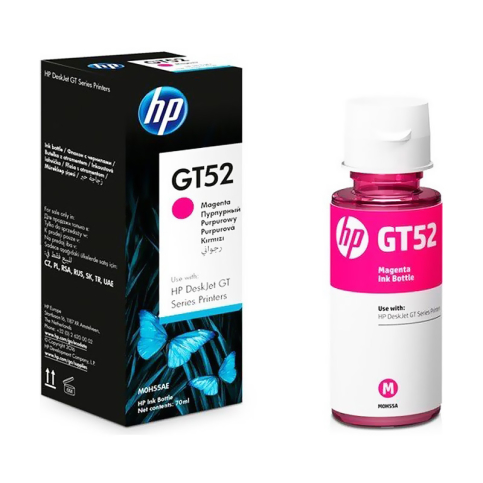 Hp M0H55Ae Gt52 Kırmızı Mürekkep Kartuş 8000 Sayfa Şişe (Gt5810 Gt5820) - 1