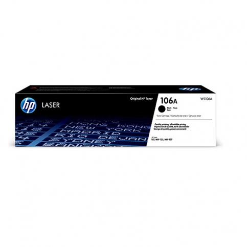 Hp W1106A 106A Siyah Toner 1000 Sayfa (107A 107W Mfp135A Mfp135W Mfp137Fnw) - 1