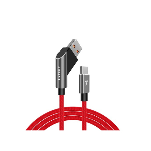 Hytech Hy-X415 3A Type C Data+Şarj Kablosu Kırmızı 1M - 1