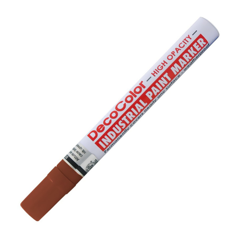 Marvy 728 Industrıal Paint Markör Su Ve Isıya Dayanıklı Brown - 1