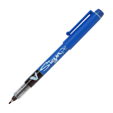 Pilot V-Signpen İmza Kalemi Mavi (51002035) (Sw-Vsp-L) - 1