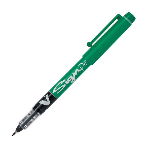 Pilot V-Signpen İmza Kalemi Yeşil (51001924) (Sw-Vsp-G) - 1