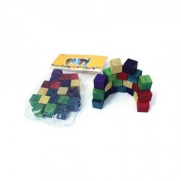 İnox 8870 Puti Ahşap Küp Renkli 20Li - İNOX