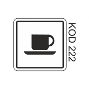 Ekstrafix 202 Yönlendirme Levhası 12X12 Kafeterya-Cafe (Yul-222) - EKSTRAFİX